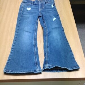 Classic Blue Flared Girls  Jeans